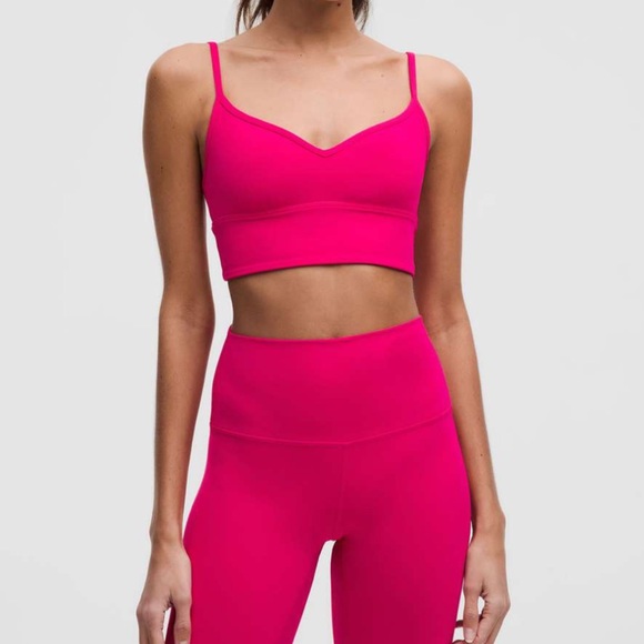 Lululemon Align Sweetheart Bra A/B cup size 10 in passionate - Picture 1 of 6